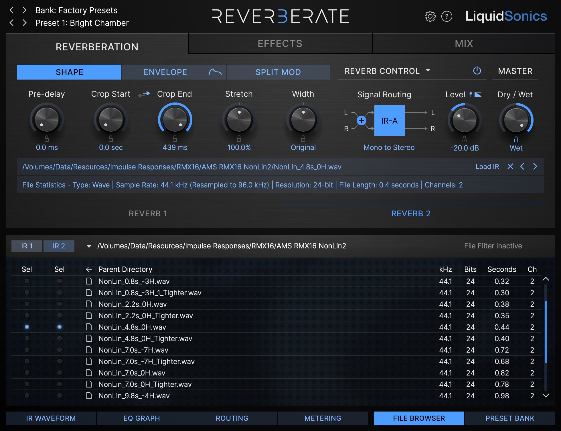 Reverberate 3 - RMX16 Files