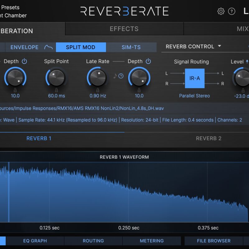 Reverberate 3 - RMX16 Split-Mod