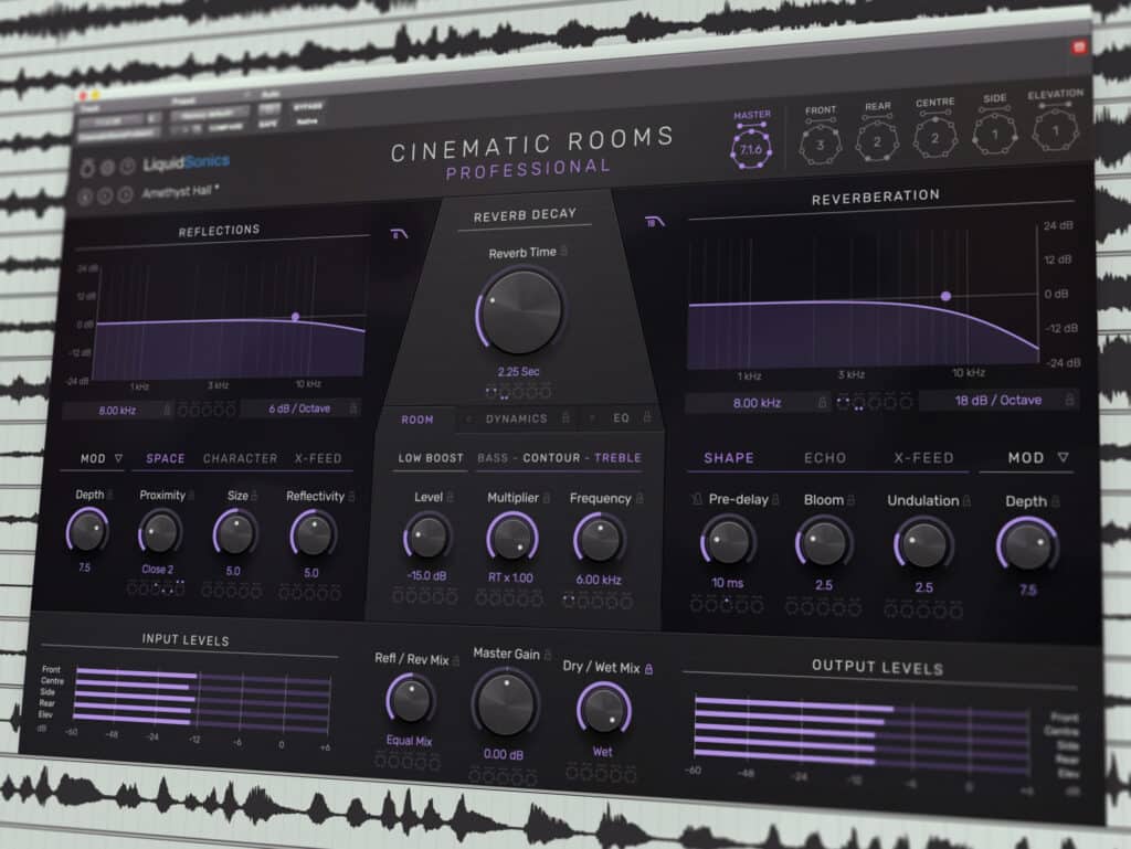 Cinematic Rooms Surround & Atmos Reverb Plugin AAX, VST, AU