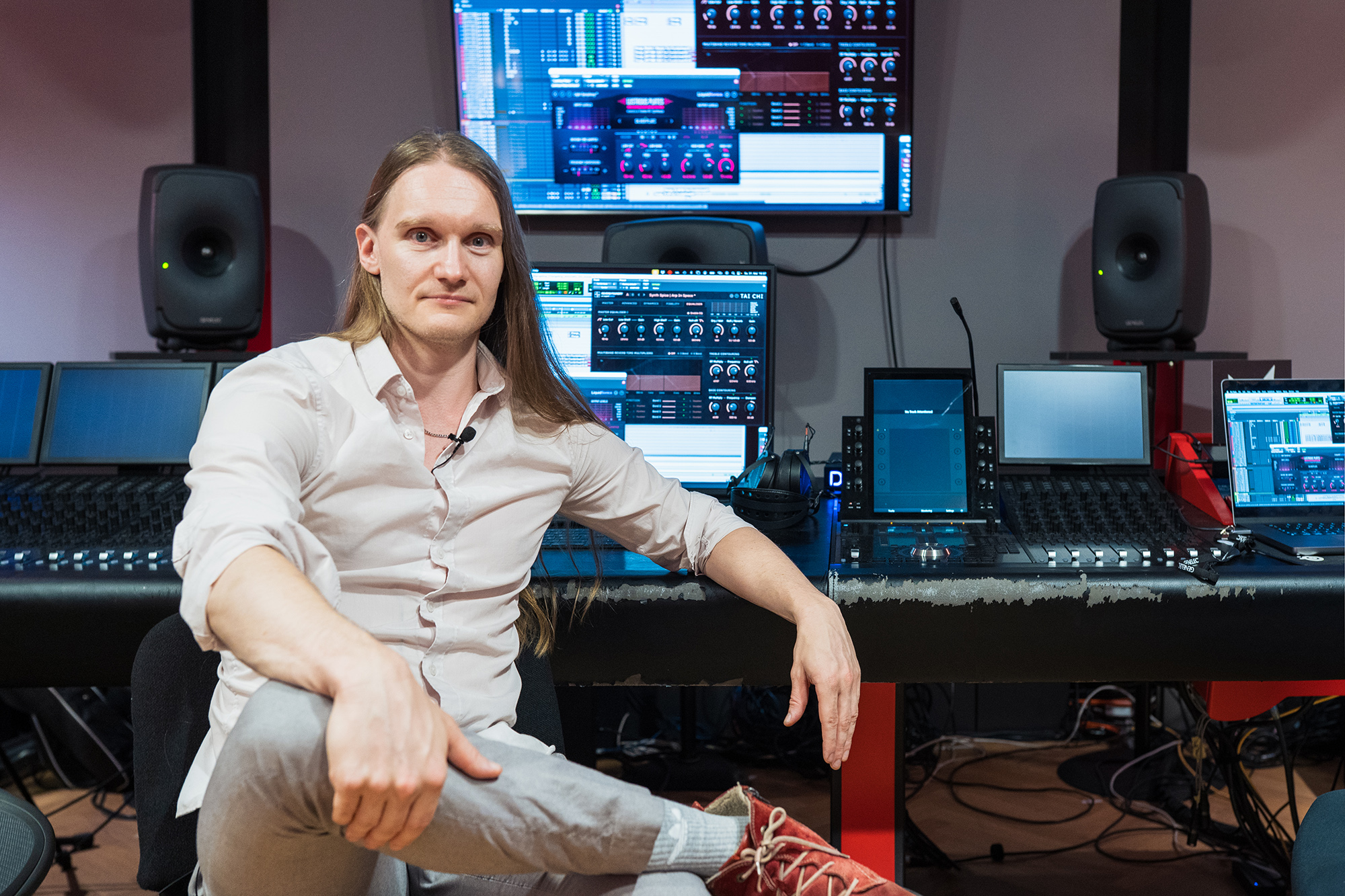 Tom Fountainhead at Studios 301 in Frankfurt, Germany.
