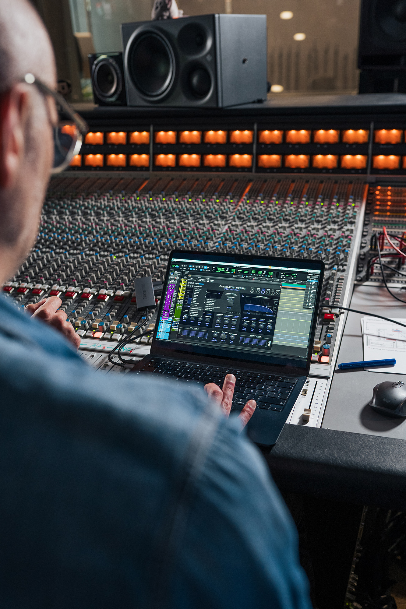 Stefan Boman at Studios 301 in Frankfurt, Germany.